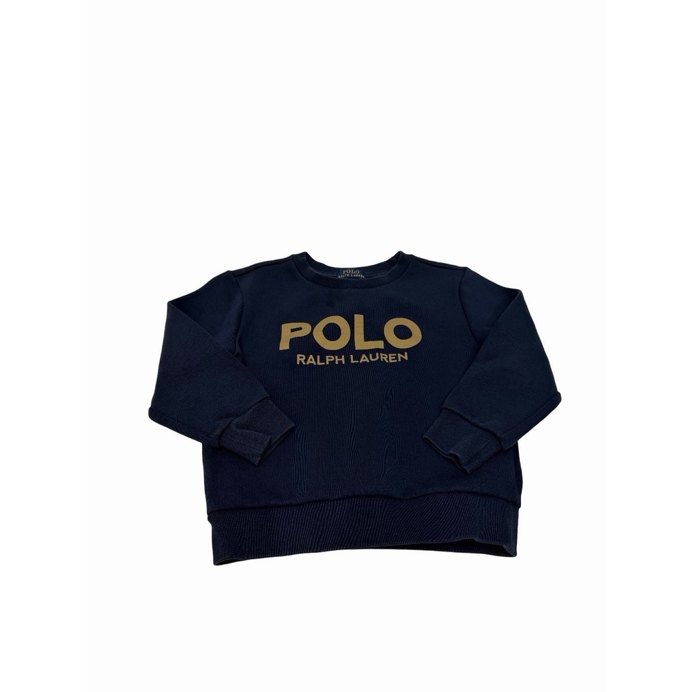 Polo Ralph Lauren Boy Sweatshirt  Logo Blue Size 4